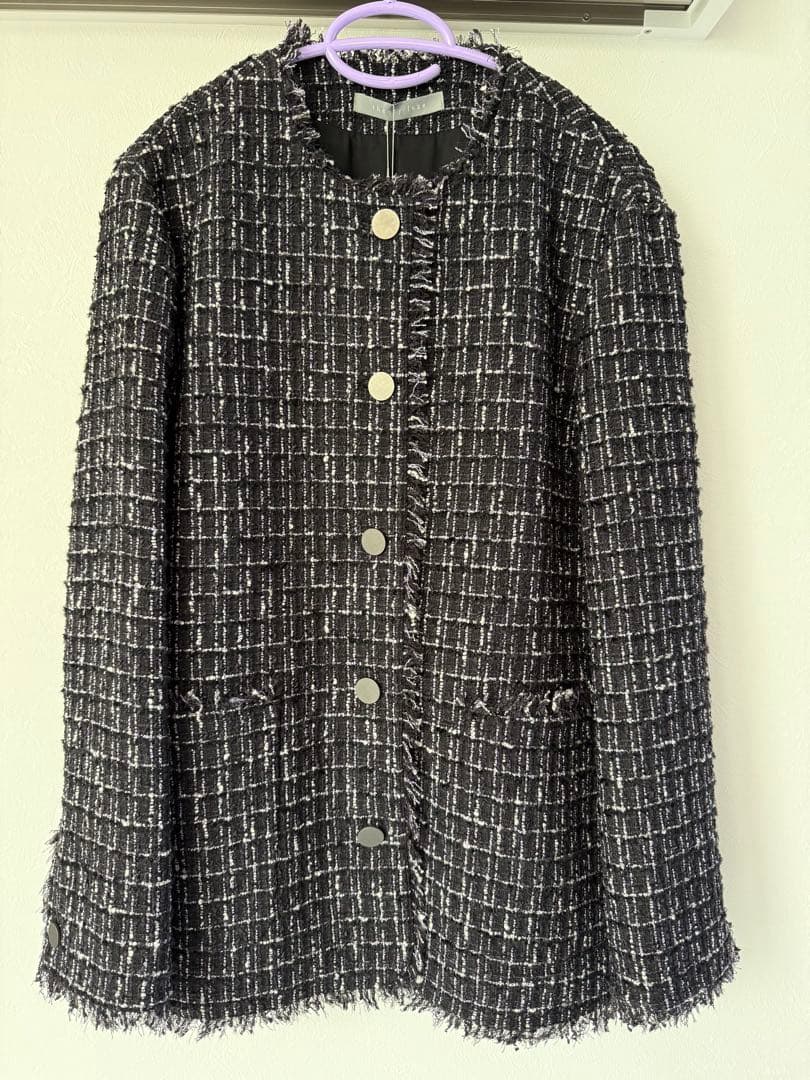 【新品未使用タグ付き】セオリーリュクス　ツイードジャケット　サイズ40