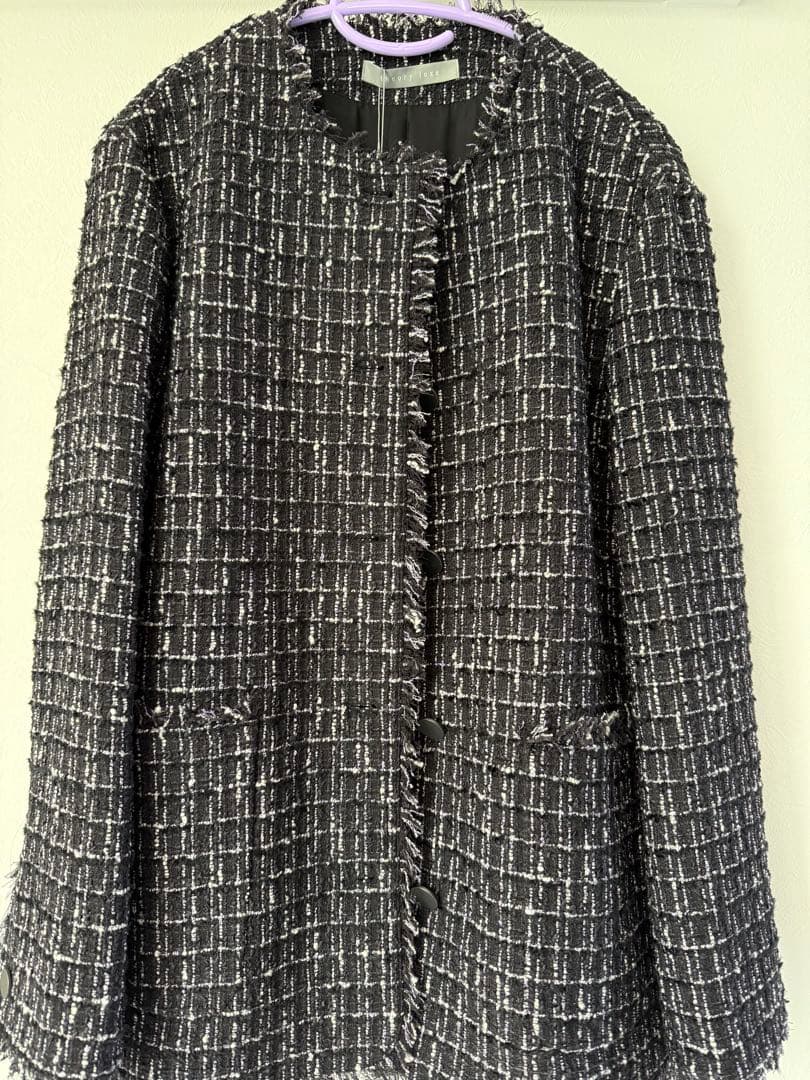 【新品未使用タグ付き】セオリーリュクス　ツイードジャケット　サイズ40