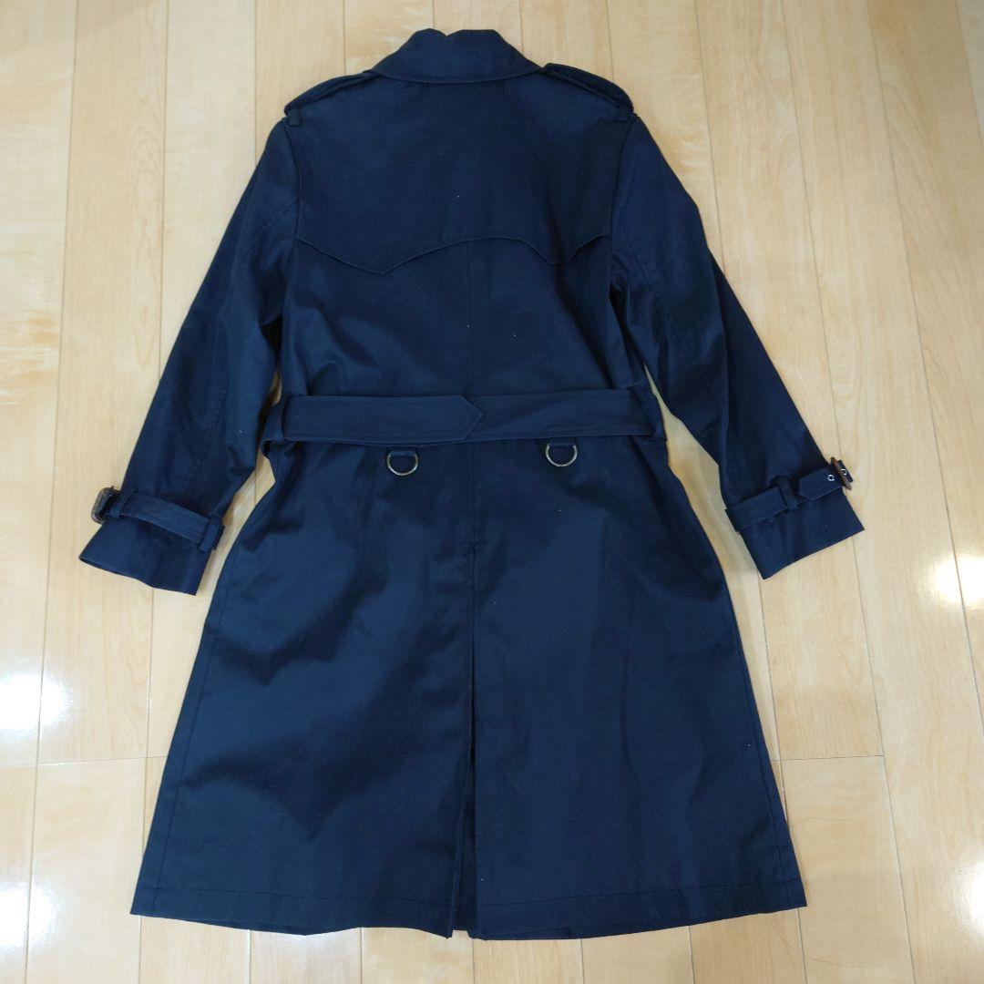 セール【新品】ラルフローレン　トレンチコート　7号　ブラック　定番　タグ付き