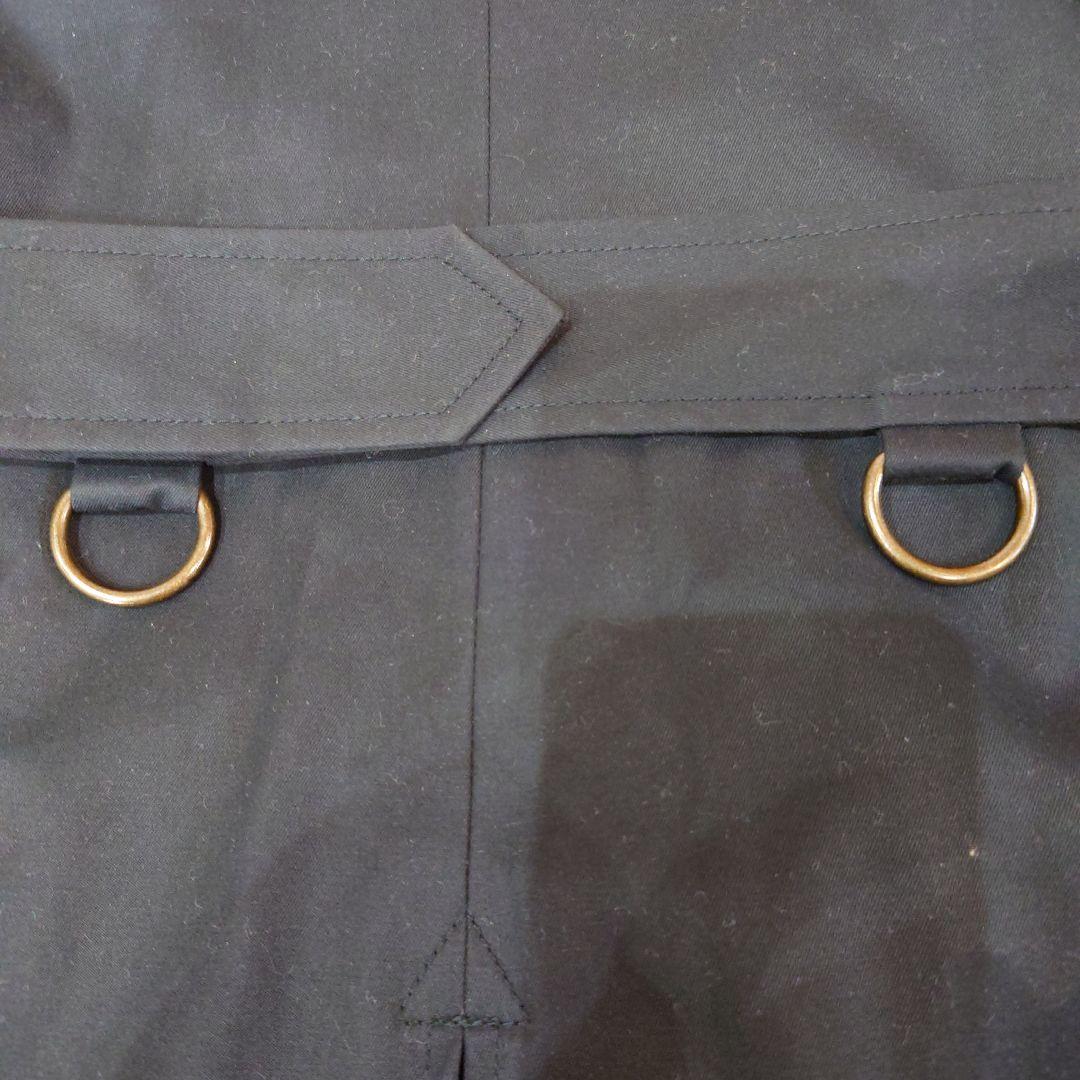 セール【新品】ラルフローレン　トレンチコート　7号　ブラック　定番　タグ付き