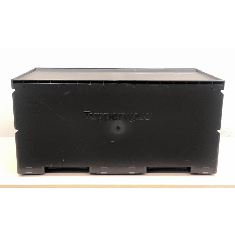 ■タッパーウェア■スーパーチェスト　ワイド　引き出し　2段 　収納　レトロ
