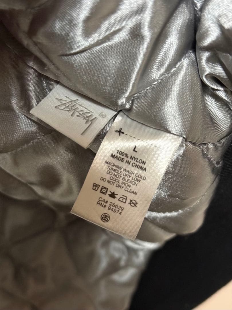 美品 STUSSY NYLON MA-1 JACKET