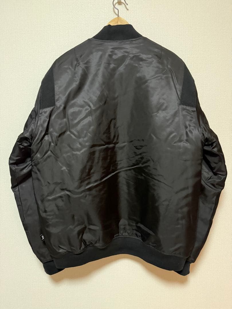 美品 STUSSY NYLON MA-1 JACKET