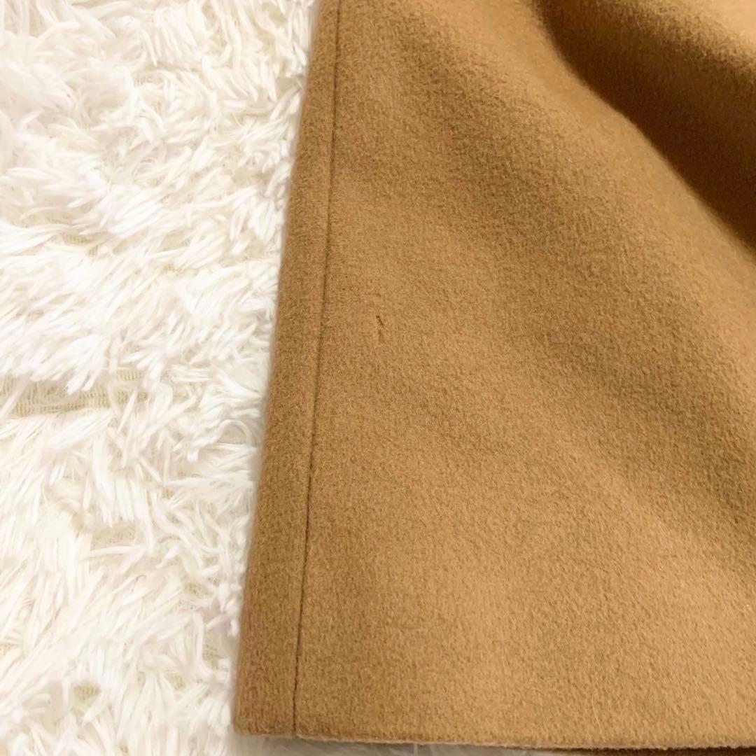 バーバリーズ　ウールカシミヤ　ダブルチェスターコート　ブラウン　レディース