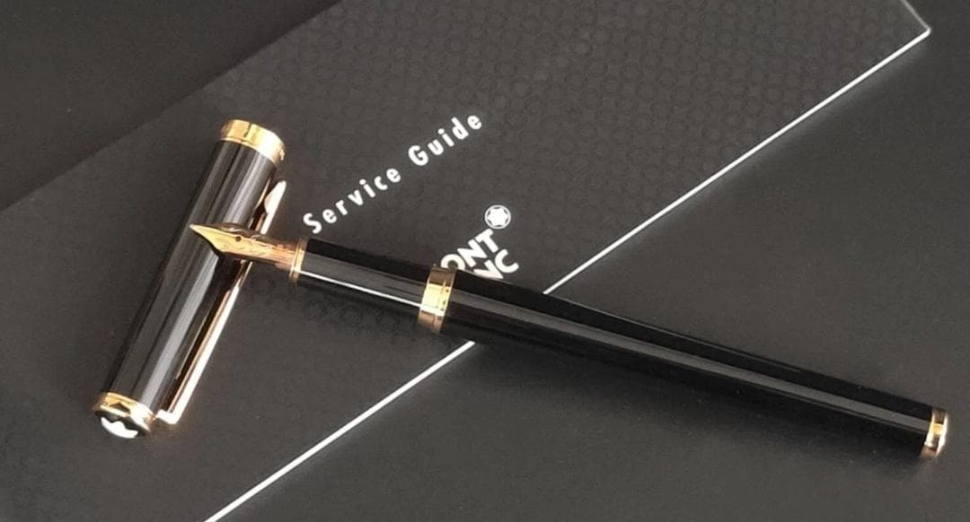 新品同様 モンブラン ノブレスオブリージュ 14K585　ゴールド　万年筆　箱付