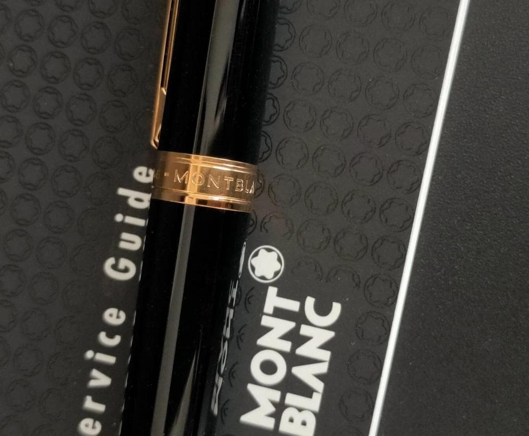 新品同様 モンブラン ノブレスオブリージュ 14K585　ゴールド　万年筆　箱付