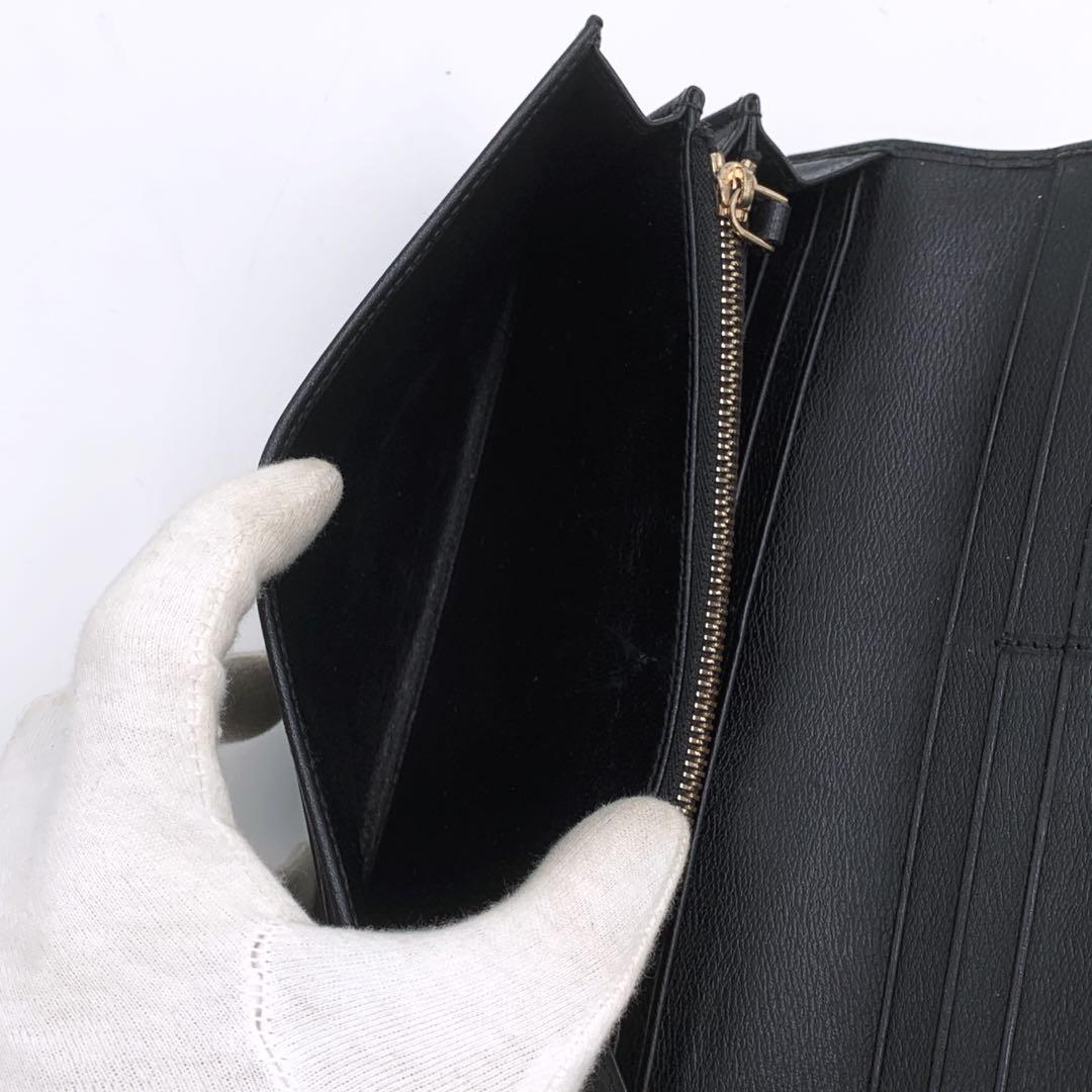 【美品✨】LOEWE ロエベ 長財布 ロングウォレット ロゴ金具