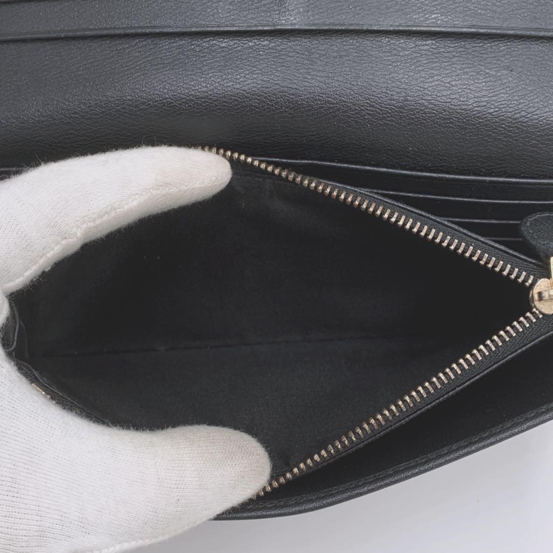 【美品✨】LOEWE ロエベ 長財布 ロングウォレット ロゴ金具