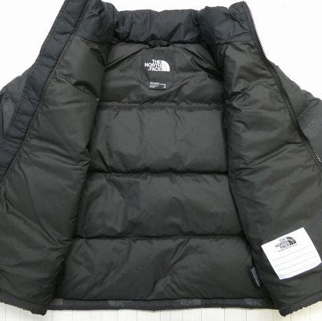ザ ノースフェイス プリンテッド ヌプシ ダウンジャケット 160cm 黒