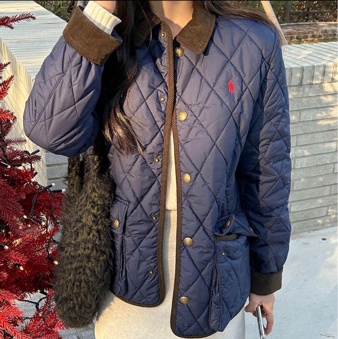 POLO RALPH LAUREN キルティングジャケットコーデュロイ襟