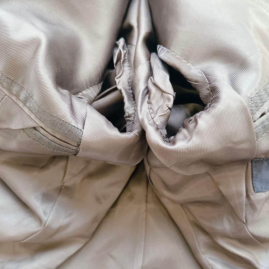 美品 リングジャケット スーツ テーラードジャケット SHIPS シルク グレー