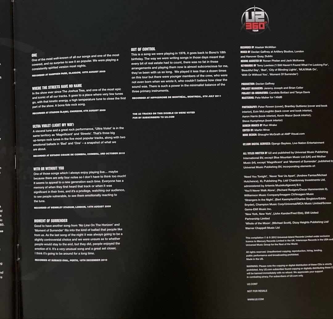 洋楽 U2 U22: A 22 Track Live Collection CD