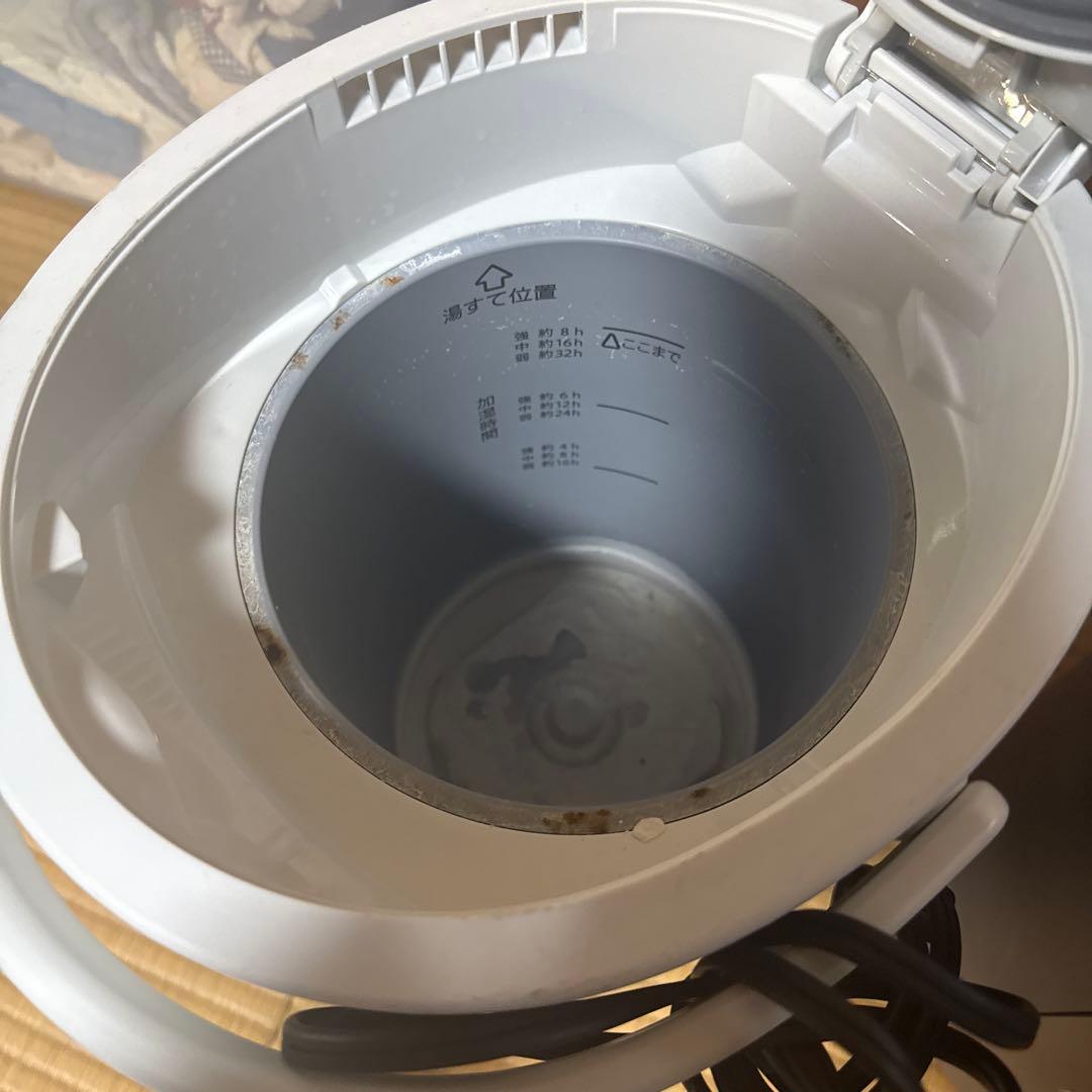 ジャンク扱い★スチーム式加湿器 ホワイト グレー 2台セット