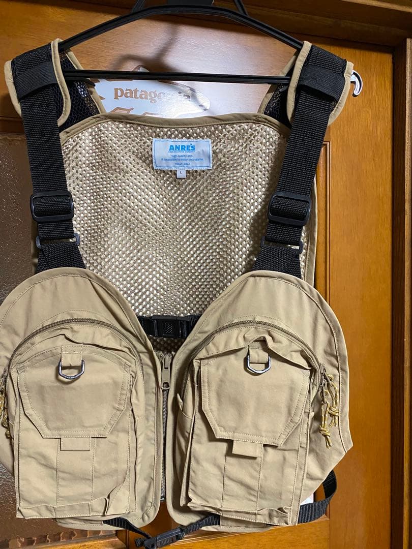 ANRE'S フィッシングベスト Lサイズ ベージュ