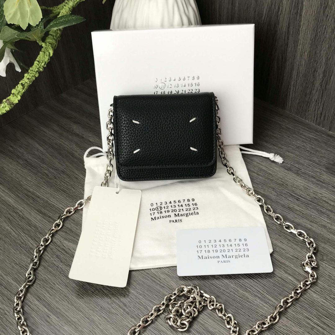 Maison Margiela二つ折り 財布レザー ステッチ