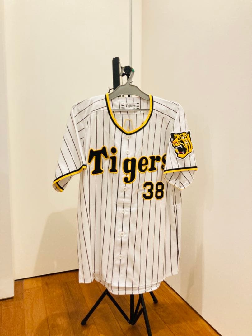 阪神タイガース 小幡　ユニフォーム ミズノ 刺繍　ホーム　M 刺繍 阪神公認公式