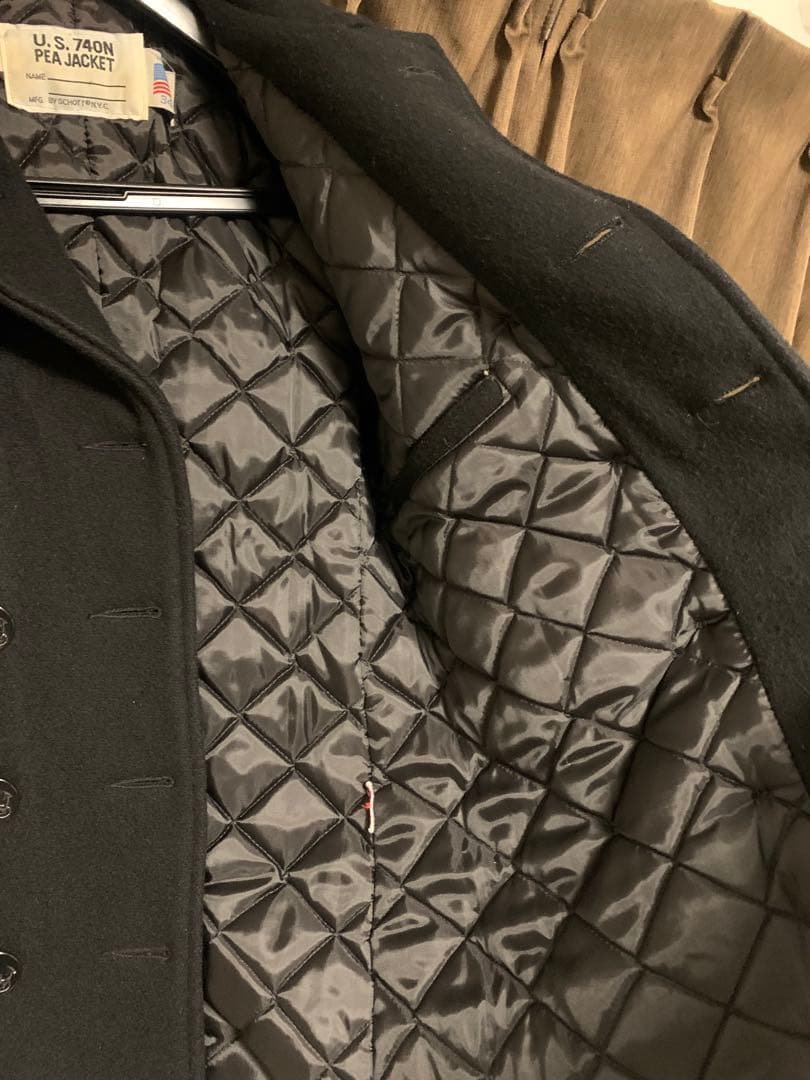 Schott ショット 740N USA製 ピーコート S