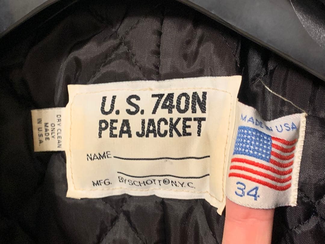 Schott ショット 740N USA製 ピーコート S