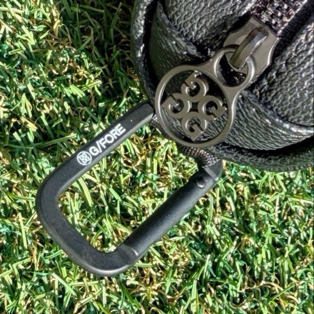 【国内正規品】G\FORE ブラックレザー ボール入れ