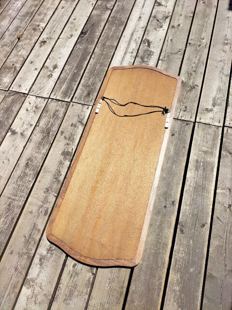 M♦ヴィンテージ 木製 ウォールミラー 木枠　壁掛け