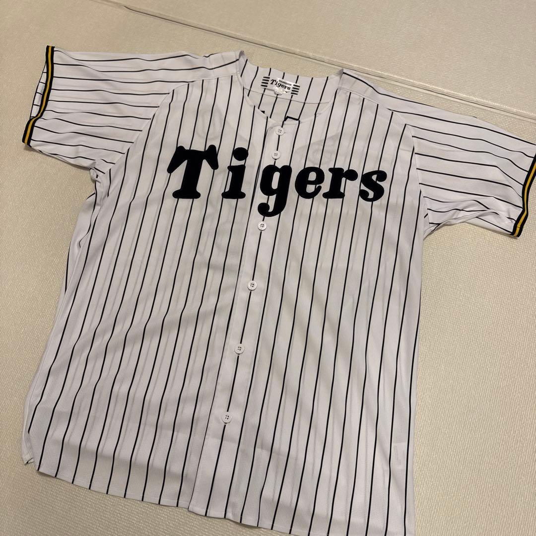 佐藤輝明　阪神タイガースレプリカユニホーム8番　90周年ロゴ入り　Lサイズ