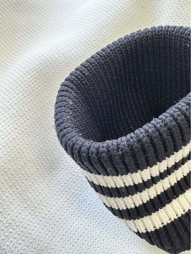 【正規品】パーリーゲイツPEARLY GATES☆ジップアップセーター☆０☆白紺