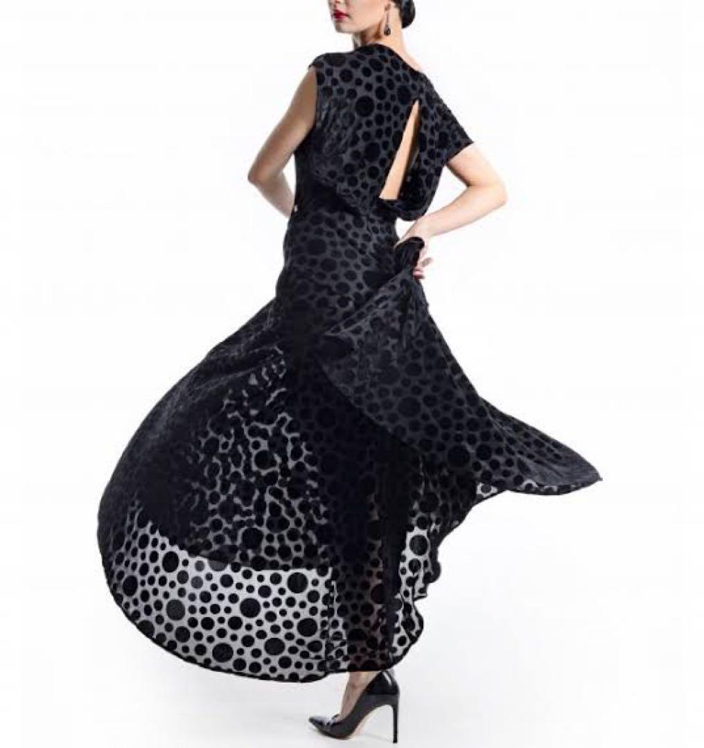 エスパンサルバーグ　チェルナーロングドレスブ ラック（M）