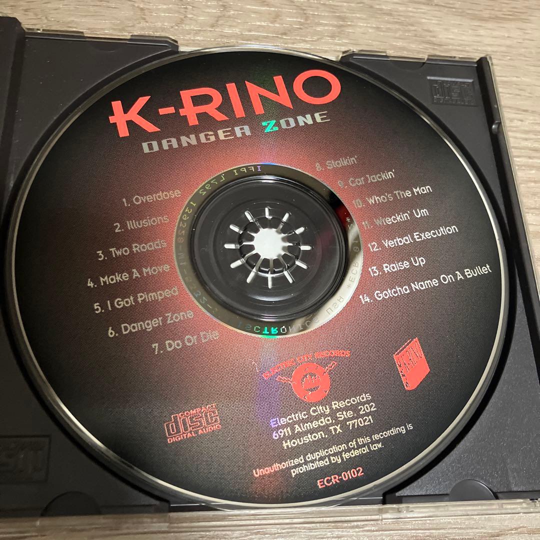 洋楽 K-Rino - Danger Zone OG G-Rap G-Luv