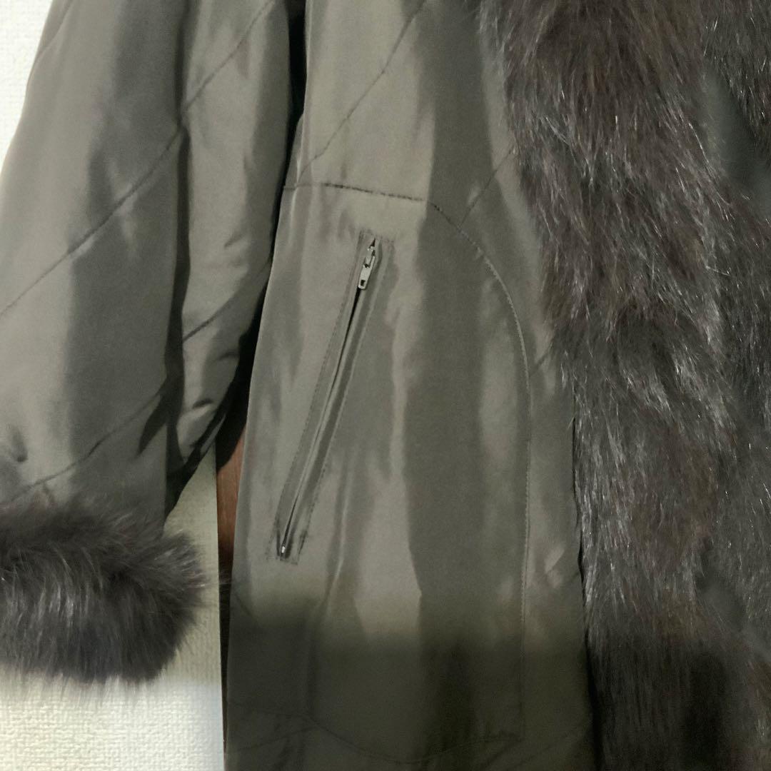 2点おまとめ　美品　フォックス　シルク　リバーシブル　コート　軽い