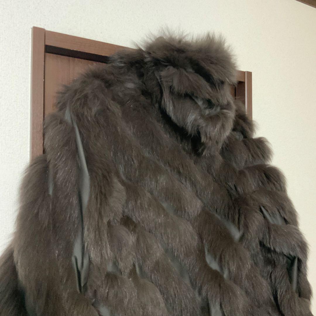 2点おまとめ　美品　フォックス　シルク　リバーシブル　コート　軽い