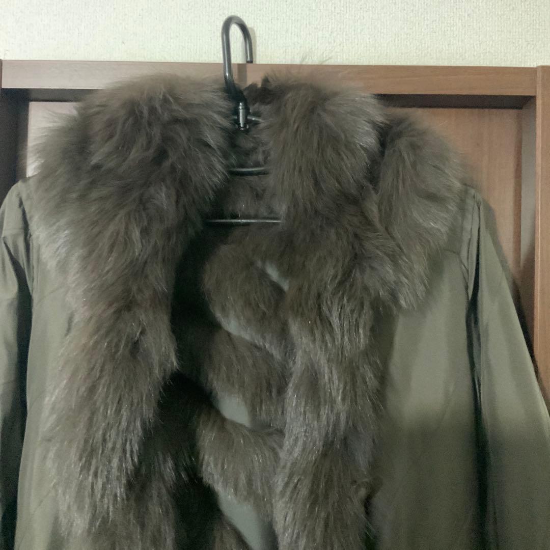2点おまとめ　美品　フォックス　シルク　リバーシブル　コート　軽い