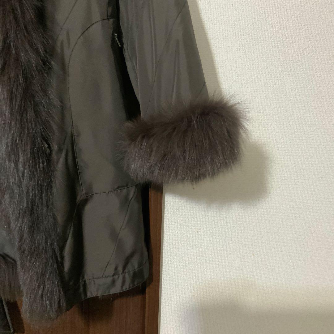 2点おまとめ　美品　フォックス　シルク　リバーシブル　コート　軽い