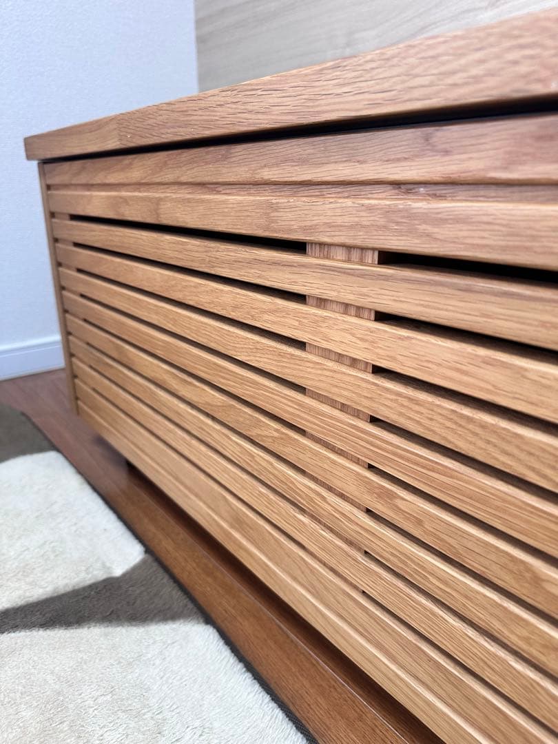 『最終値下げ』 『新品格安』WOODONE sui:ji 無垢の木収納TV台