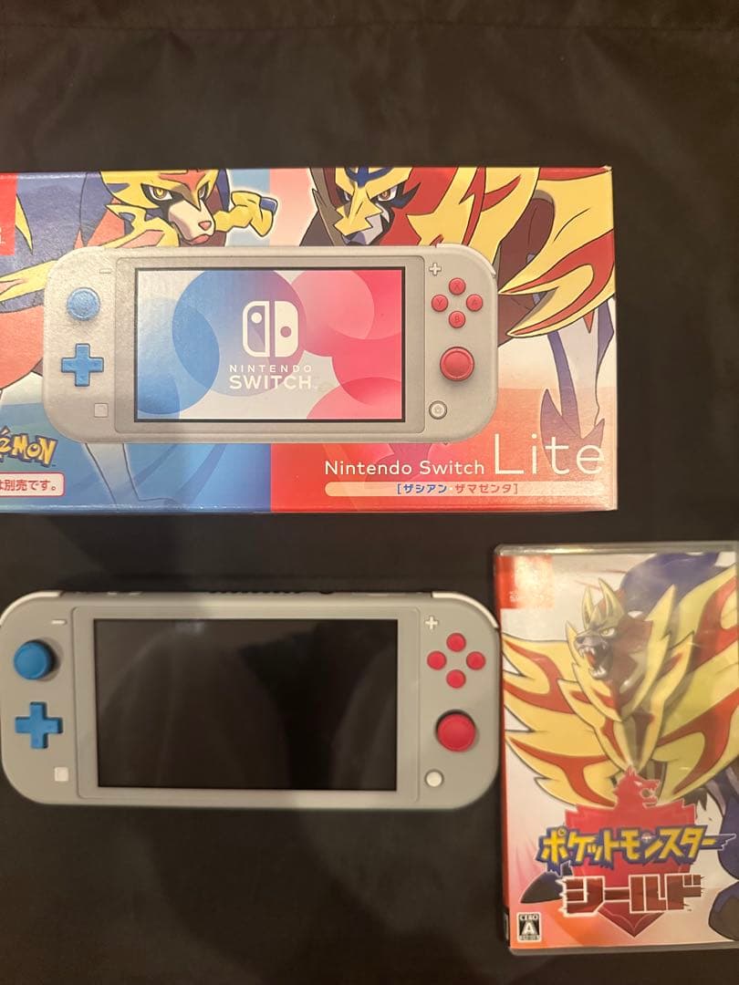 Nintendo Switch Lite グレー ポケモンシールド付き