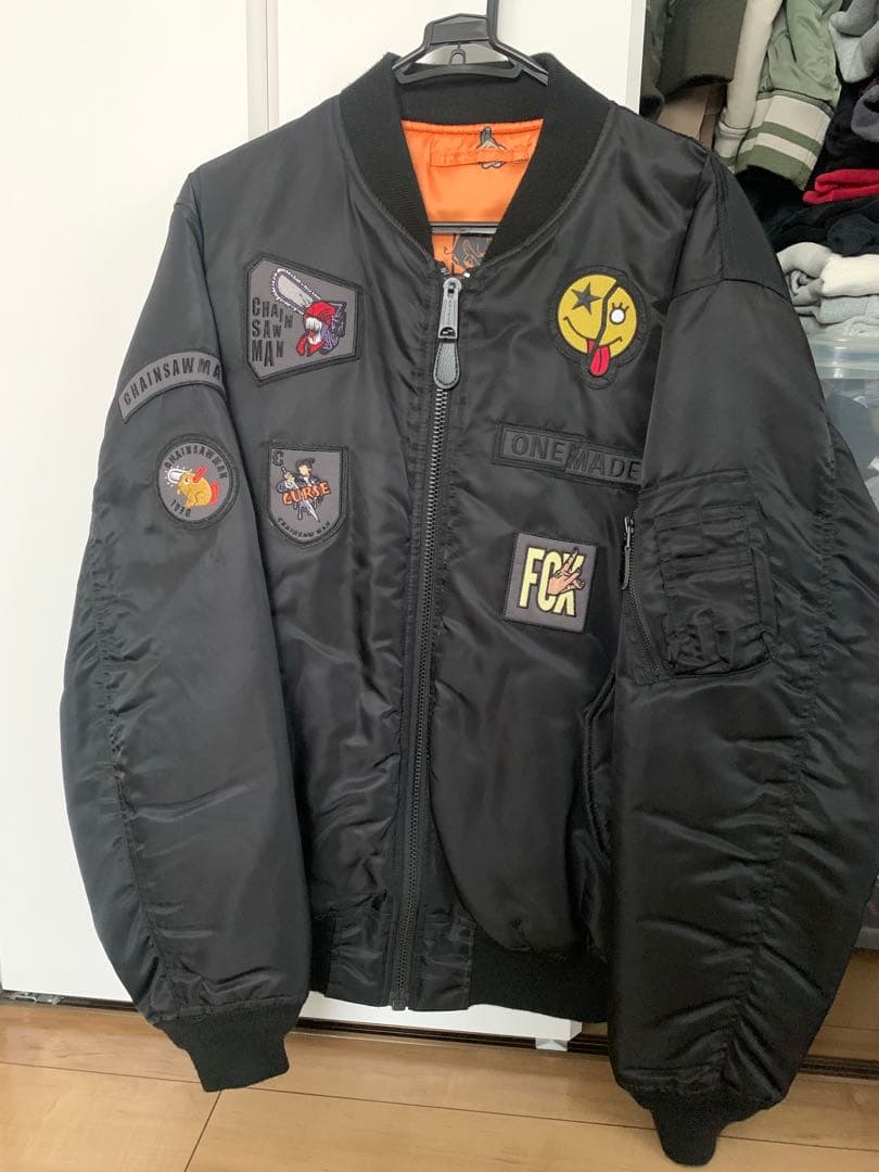 AVIREX チェンソーマン MA-1 2XL