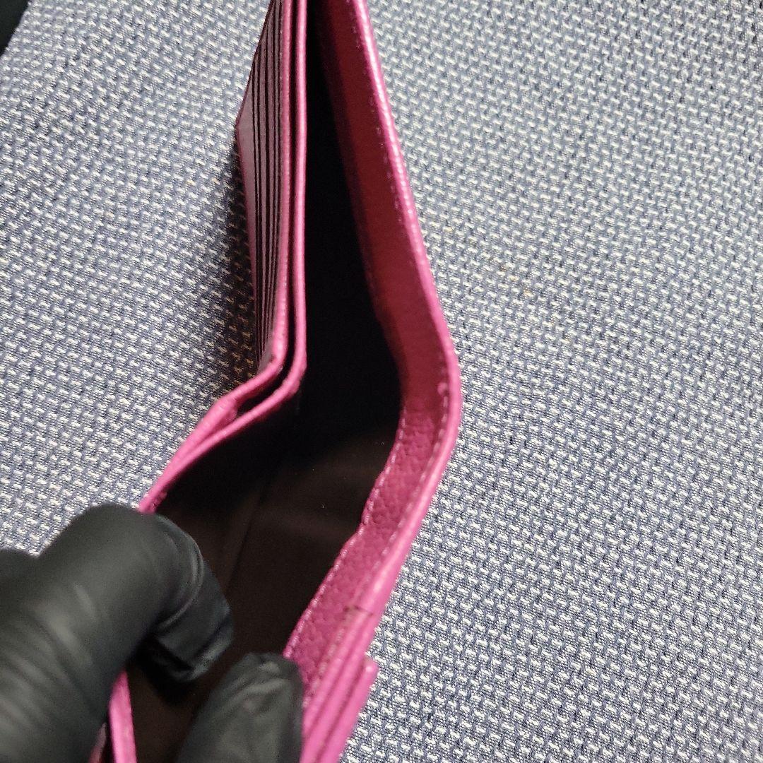 レア 極美品 GUCCI グッチ GGパターン キャンバス地 二つ折り財布