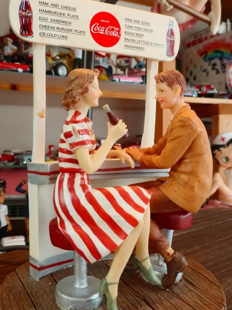 絶版★激レア★コカコーラ アメリカンダイナー ジオラマ ランプ ライト