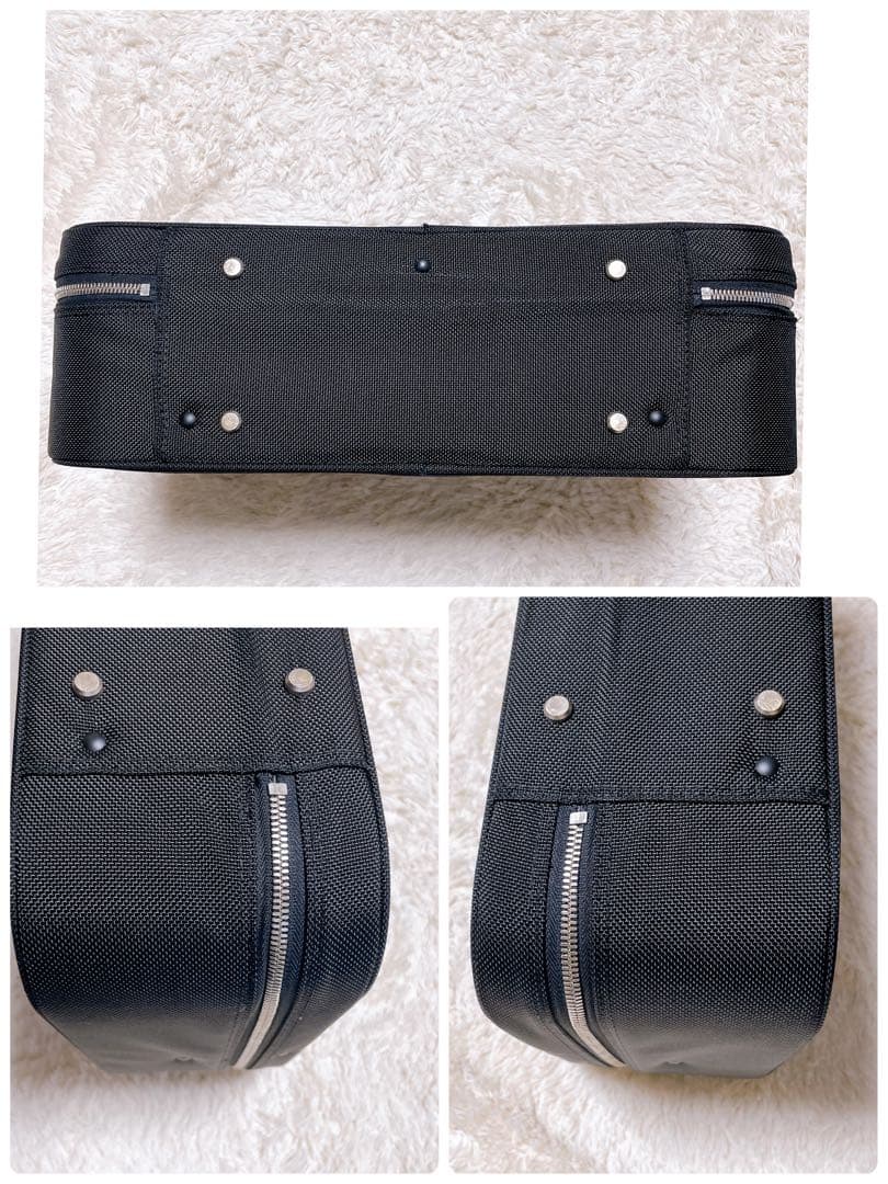 美品　アニエスベーボヤージュ　アタッシュケース　ロゴ　ブラック　チャーム