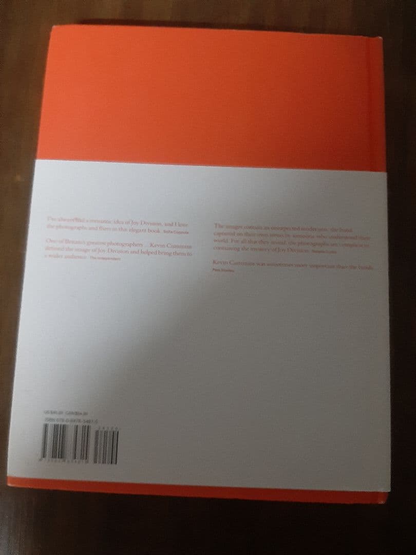 Joy Division ケヴィン・カミンズ洋書写真集ハードカバー