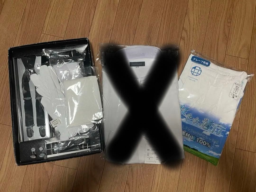 ブライダル　新郎小物セット(シャツ無し)