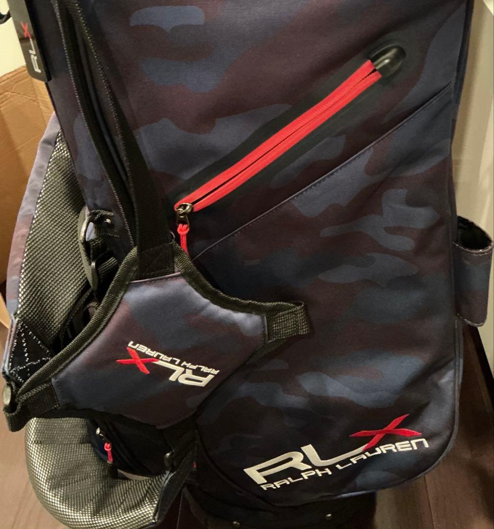 RLX POLO GOLF ポロゴルフ スタンドキャディバッグ ネイビー迷彩柄