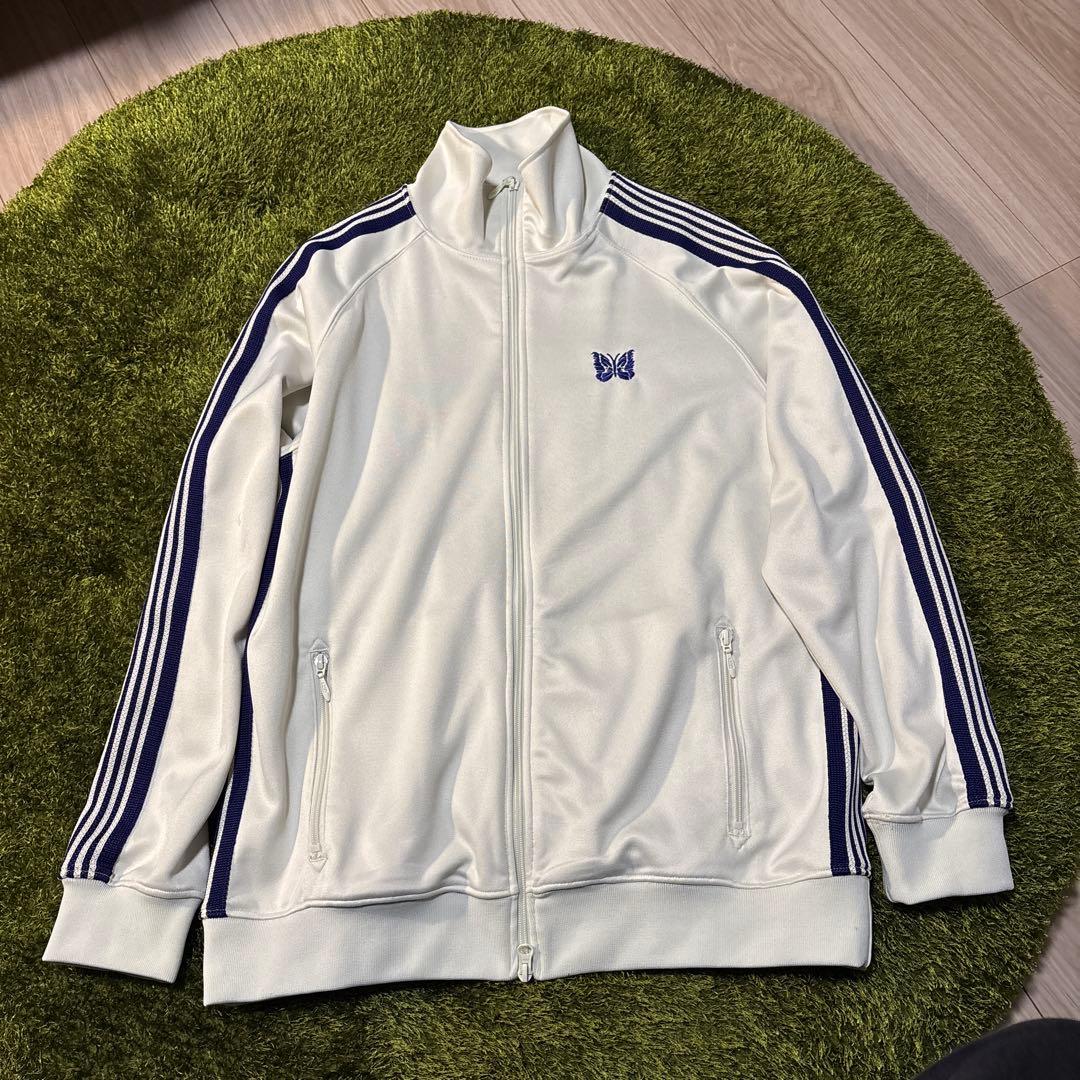 Needles ホワイト ジャージ、トラックジャケットLサイズ