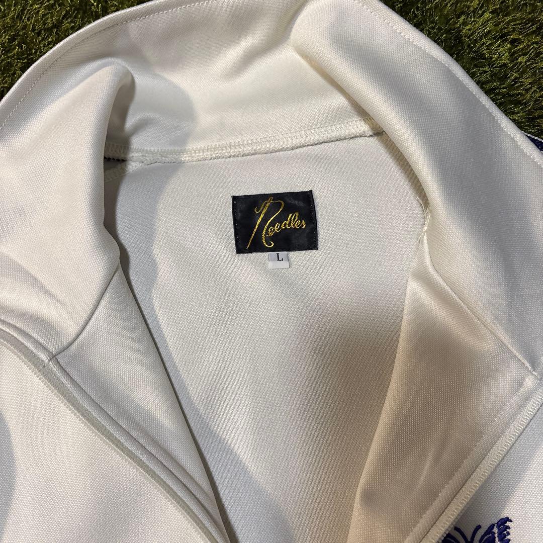 Needles ホワイト ジャージ、トラックジャケットLサイズ