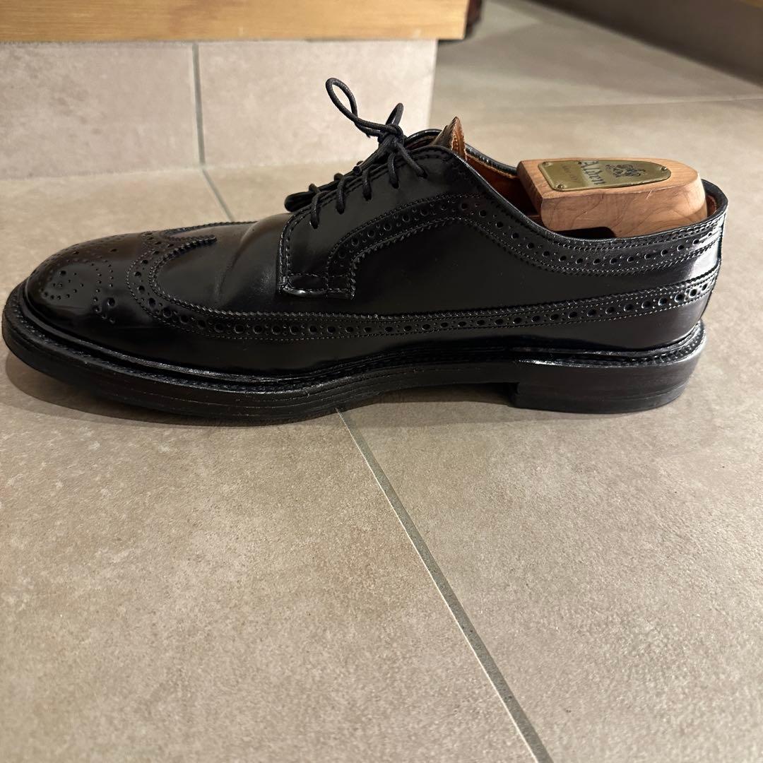 オールデン　コードバン　#9751　7 1/2　ブラック　シューツリー、袋付