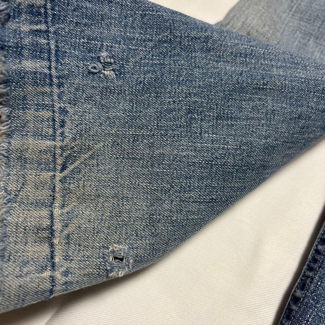 40s usnavy ショールカラーデニムジャケット