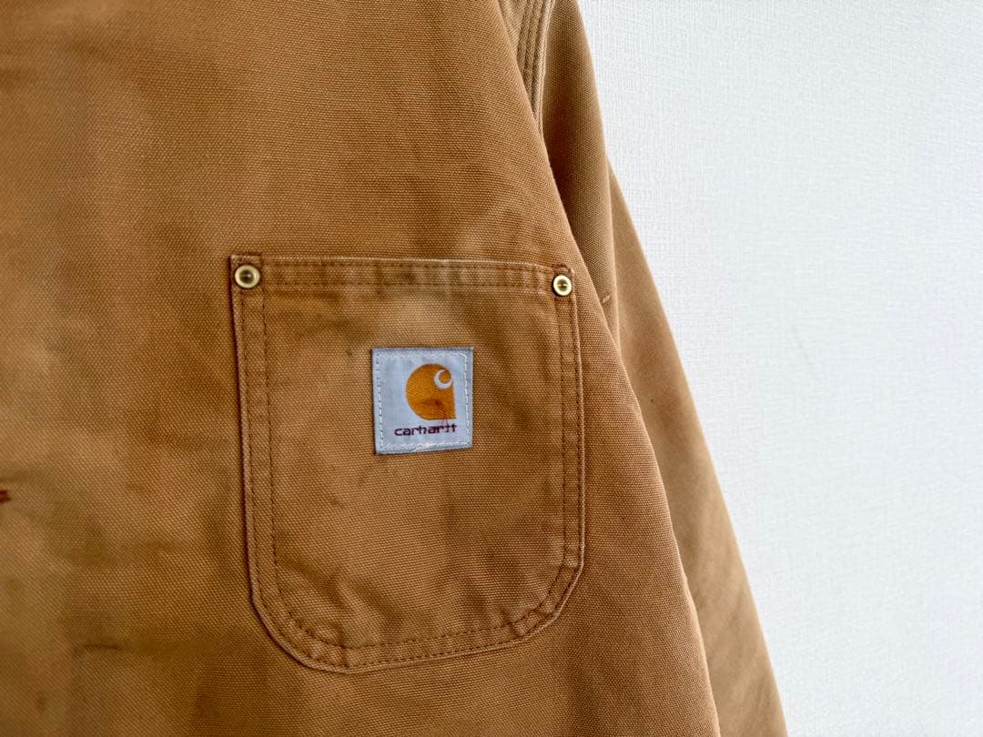 スペシャル 80s 星タグ アメリカ製 カーハート チョアコート L ブラウン