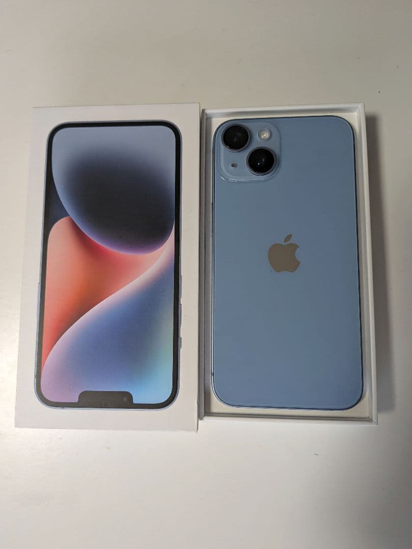 iPhone 14 ブルー 128gb