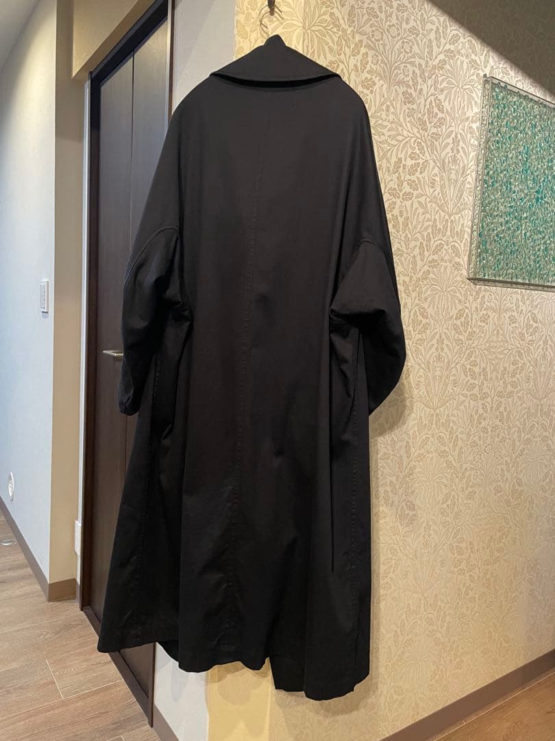 Y's コットンツイル　ロングケープコート