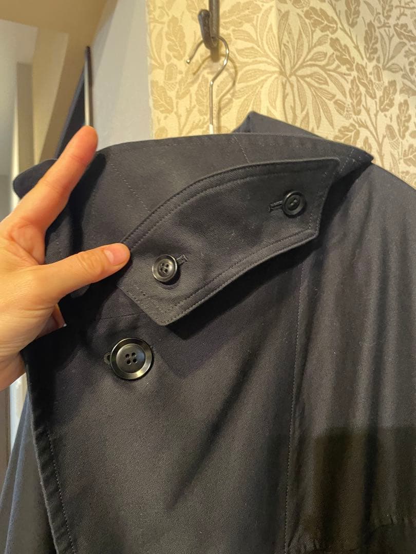 Y's コットンツイル　ロングケープコート