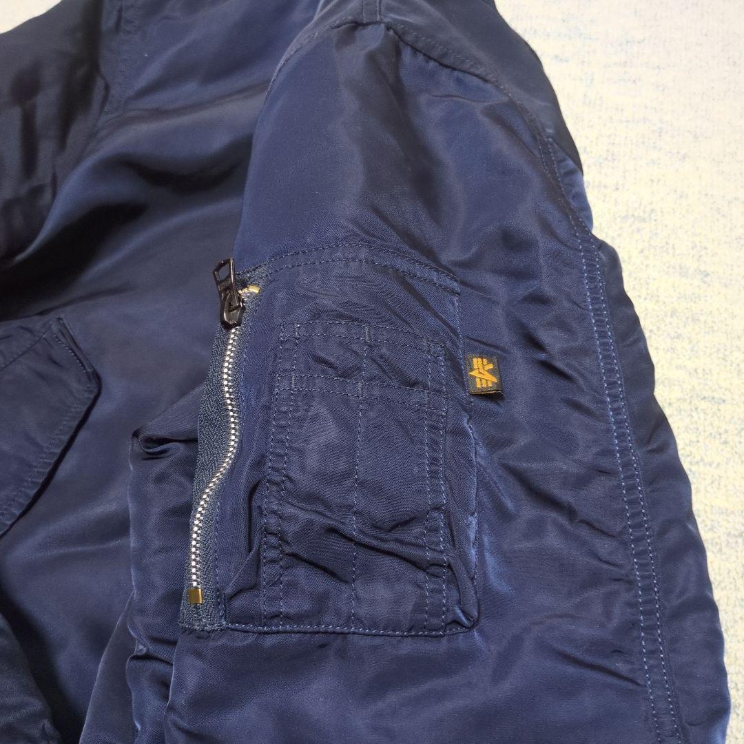 ALPHA INDUSTRIES MA-1 フライトジャケット ネイビー М